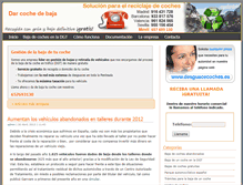 Tablet Screenshot of darcochedebaja.com